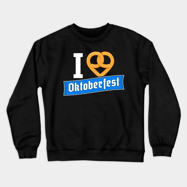 I Love Oktoberfest Crewneck Sweatshirt by yeoys